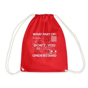 Quelle partie de Ne comprenez-vous pas - Sac de sport léger - rouge - Devant