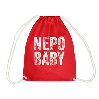 Vetternwirtschaft Nepo Baby - Turnbeutel - Rot - Vorne