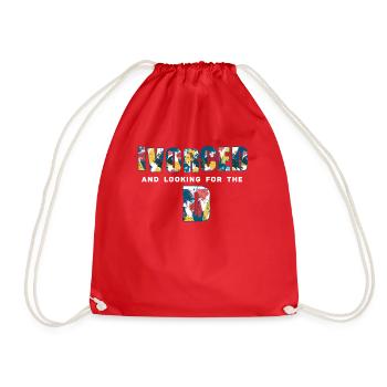 Ivorcé et à la recherche du t-shirt divorcé D - Sac de sport léger - rouge - Devant
