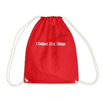 Je collectionne les choses mortes - Sac de sport léger - rouge - Devant