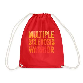Guerrier de la sclérose en plaques - Sac de sport léger - rouge - Devant