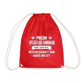 Entlebucher Sennenhund - Turnbeutel - Rot - Vorne