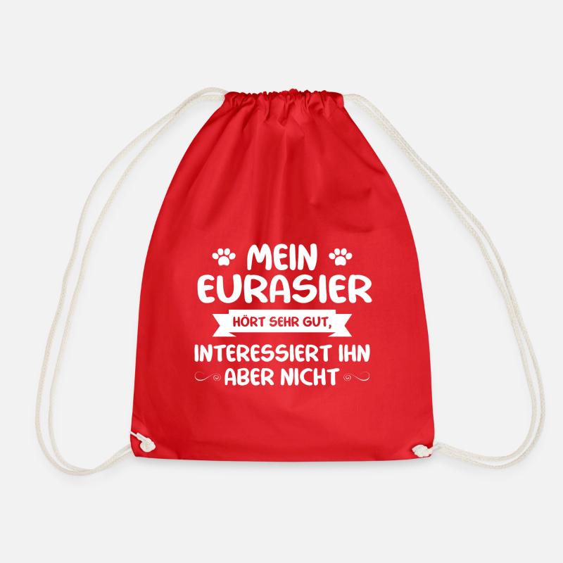 Eurasier - Turnbeutel - Rot