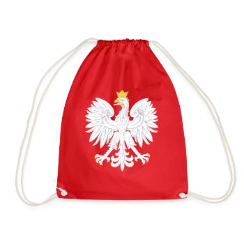 Armoiries de Pologne - Sac de sport léger - rouge - Devant