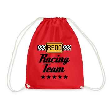 B500 Racing Team - Drawstring Bag - red - Front