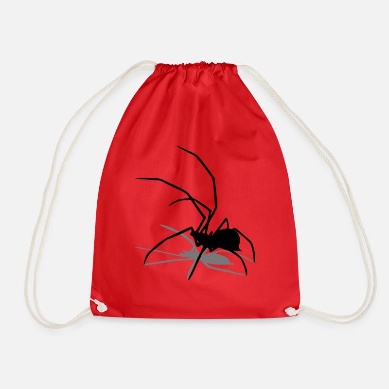 araignée araignée - Sac de sport léger - rouge