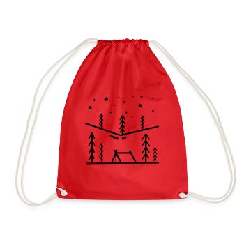 vie simple - Sac de sport léger - rouge - Devant
