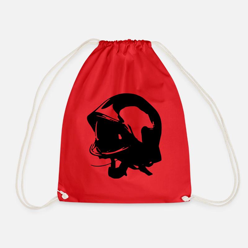 Fire Helmet F1 - Drawstring Bag - red