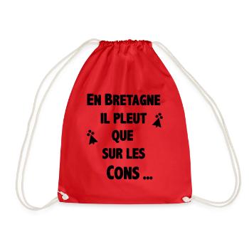 En Bretagne - Sac de sport léger - rouge - Devant