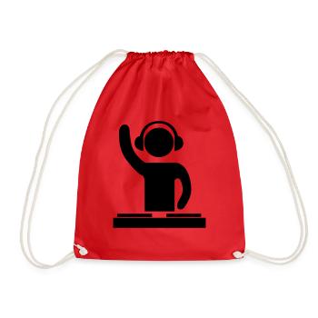 Hey DJ - Sac de sport léger - rouge - Devant