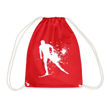 Patinage de fond Femmes Ski de fond Hommes Ski de fond Cl - Sac de sport léger - rouge - Devant