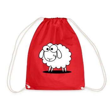 mouton - Sac de sport léger - rouge - Devant