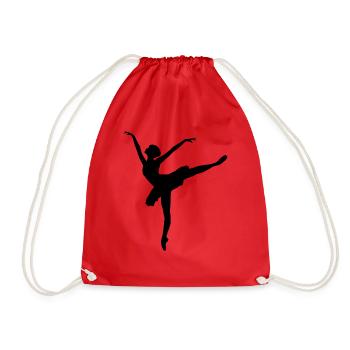 ballerine - Sac de sport léger - rouge - Devant