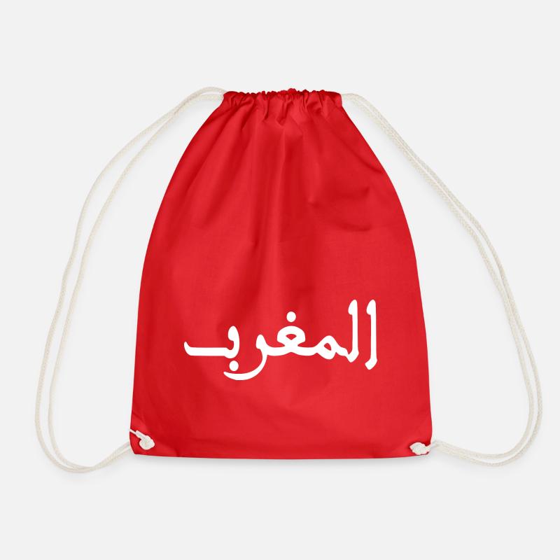 Marokko المغرب - Turnbeutel - Rot