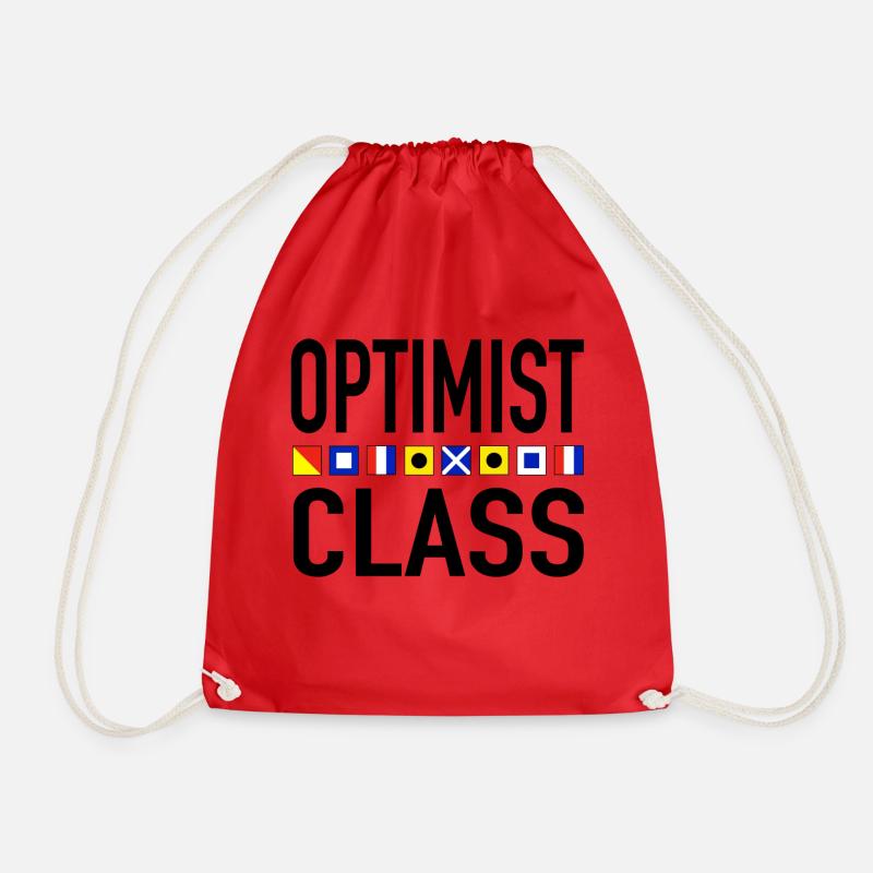 Optimist - Turnbeutel - Rot
