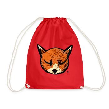 fox - Sac de sport léger - rouge - Devant