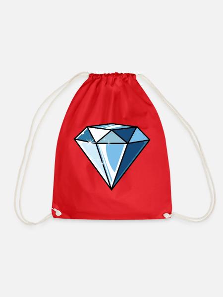 Diamant - Turnbeutel - Rot