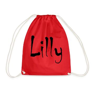 Lilly - Turnbeutel - Rot - Vorne
