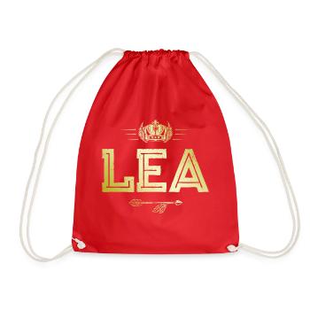 Leah - Drawstring Bag - red - Front