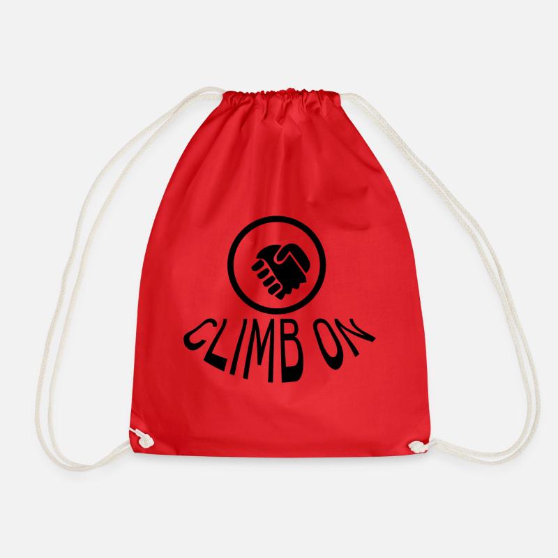 Boulder - Drawstring Bag - red