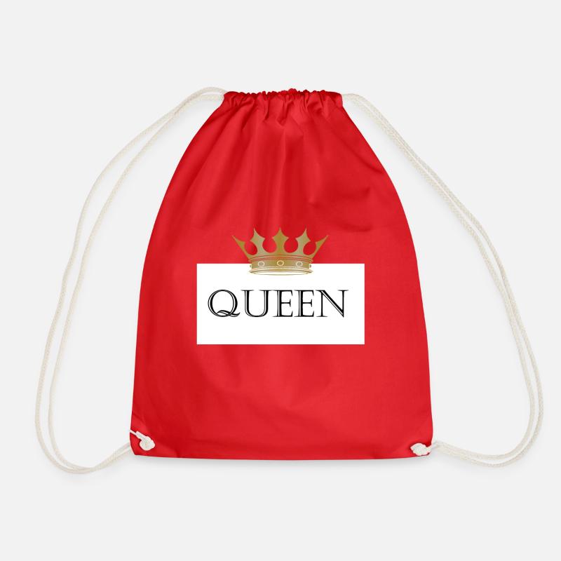 QUEEN KRONE - Turnbeutel - Rot