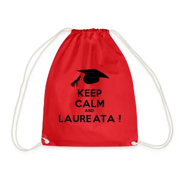 keep_calm_and_laureata - Sac de sport léger - rouge - Devant