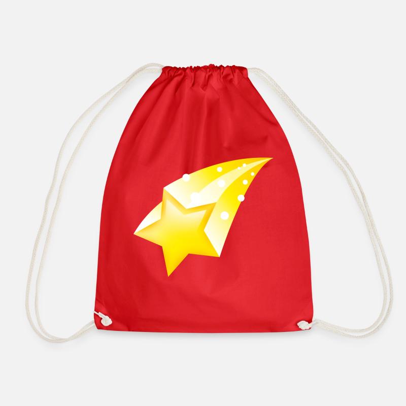 Smiley Falling Star - Turnbeutel - Rot
