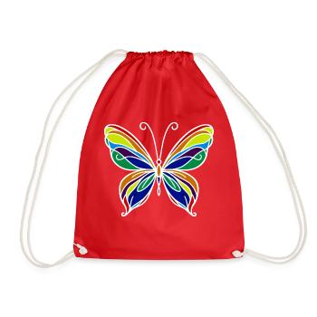 Papillon - Sac de sport léger - rouge - Devant