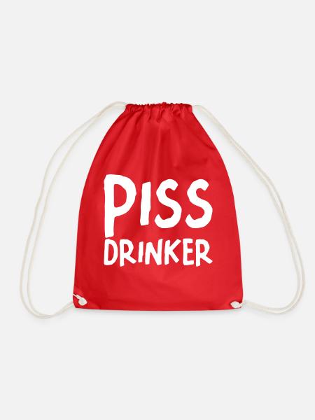 Piss Drinker 26 - Turnbeutel - Rot