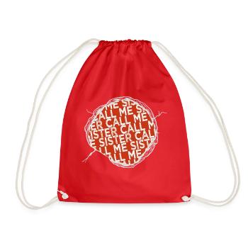 Vacances en famille citation drôle plage enfant adoptif - Sac de sport léger - rouge - Devant