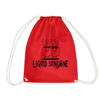 Liquid Sunshine Duo - Turnbeutel - Rot - Vorne