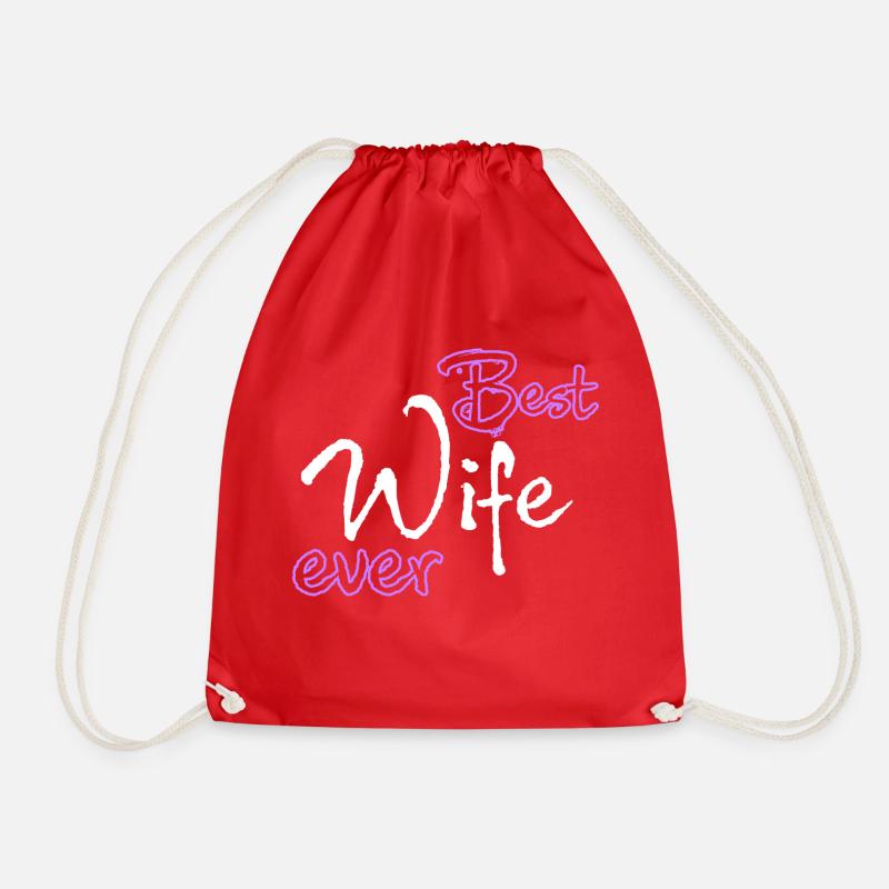 Best wife ever - Turnbeutel - Rot