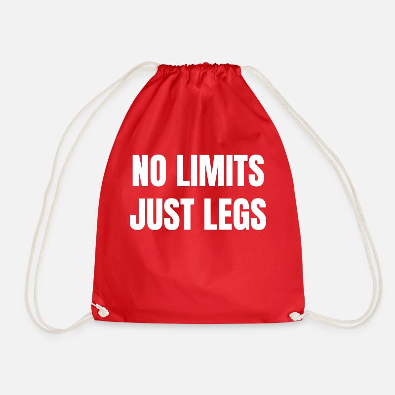 No limits just legs - Turnbeutel - Rot