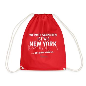 Wermelskirchen - Turnbeutel - Rot - Vorne