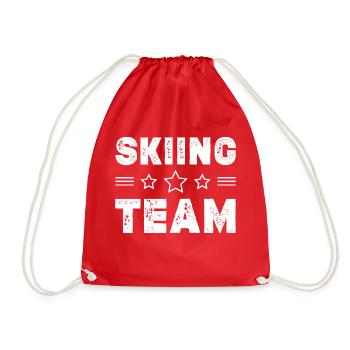Équipe de ski - Sac de sport léger - rouge - Devant