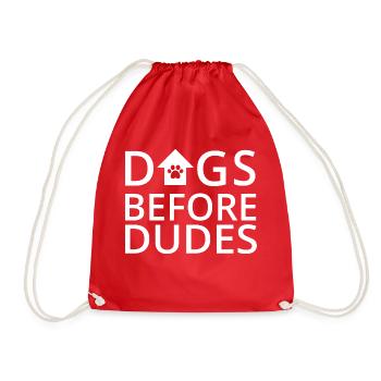 Hund Dog - Drawstring Bag - red - Front