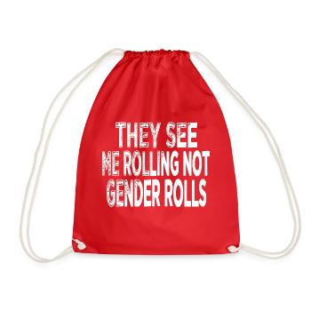 Abortion is healthcare gift liberal activists - Drawstring Bag - red - Front