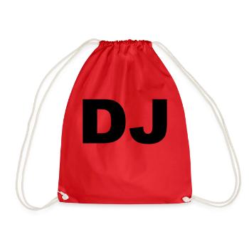 DJ - Turnbeutel - Rot - Vorne