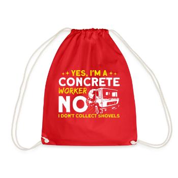 Non, je ne collectionne pas les pilotes de mélangeur de pelle - Sac de sport léger - rouge - Devant