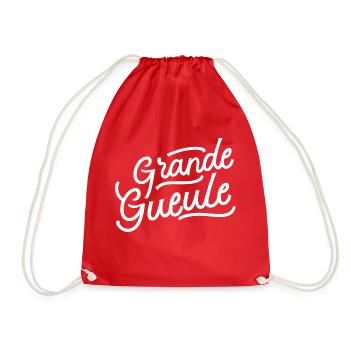 Grande gueule - Sac de sport léger - rouge - Devant