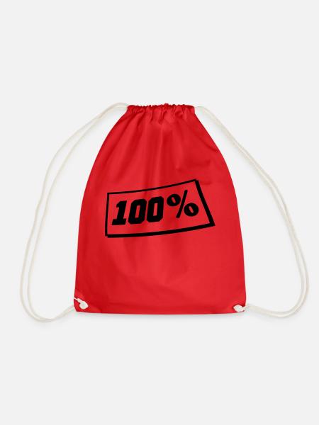 100 - Turnbeutel - Rot