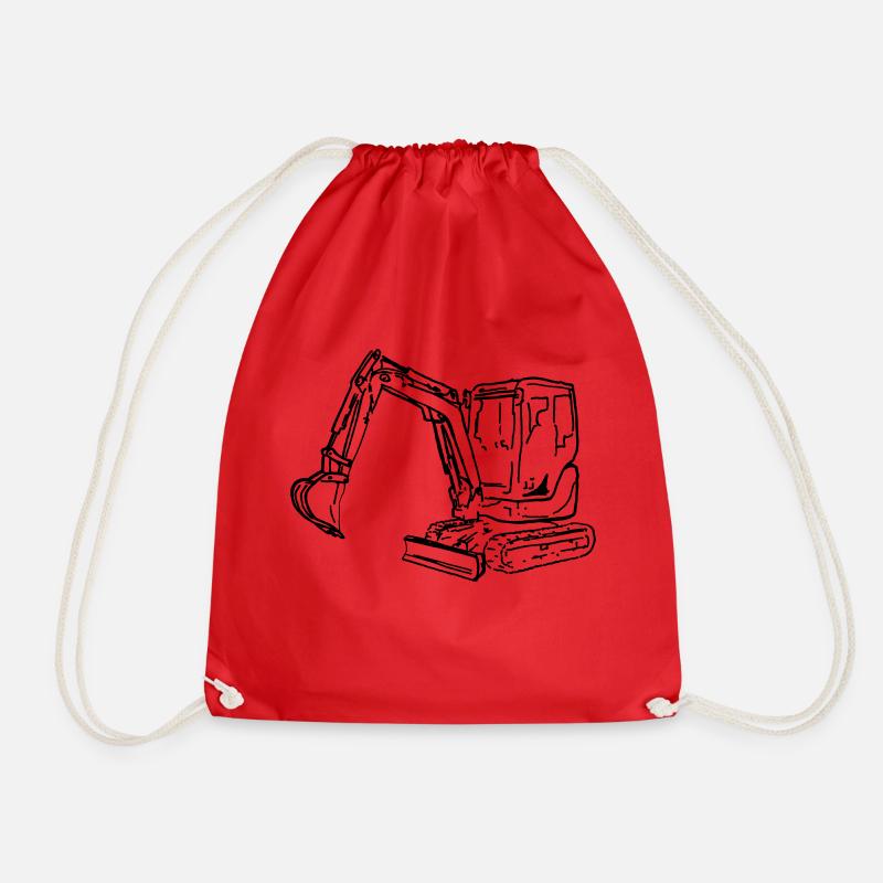 MINIBAGGER - Turnbeutel - Rot