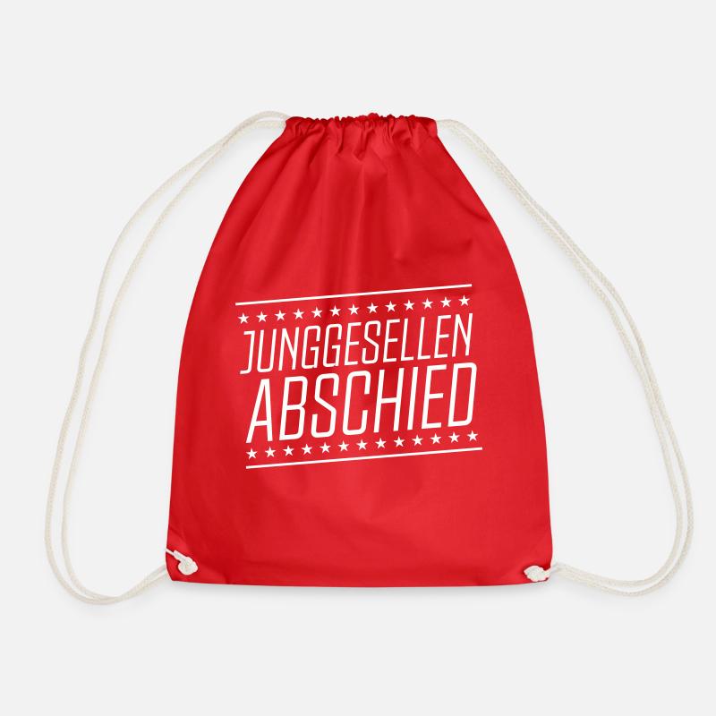 junggesellenabschied - Turnbeutel - Rot