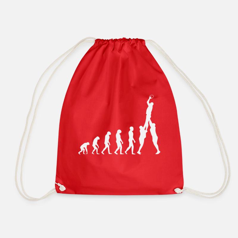 rugby - Drawstring Bag - red