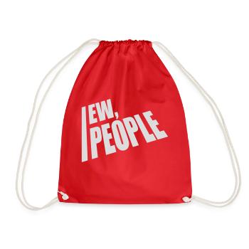 ew people citation drôle - Sac de sport léger - rouge - Devant