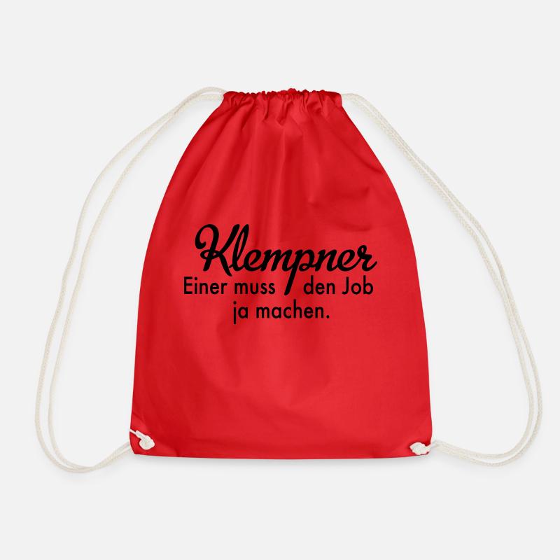 Klempner - Turnbeutel - Rot