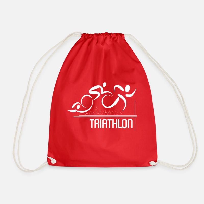 Triathlon - Turnbeutel - Rot