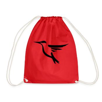 Hummingbird 2 - idée de cadeau d'oiseau - Sac de sport léger - rouge - Devant