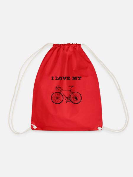 I love my bike - Sac de sport léger - rouge