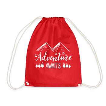 Adventure Awaits - Sac de sport léger - rouge - Devant